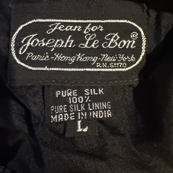 Jean for Joseph Le Bon Sequin beaded Black and Gold Women's Top size large - Picture 4 of 4